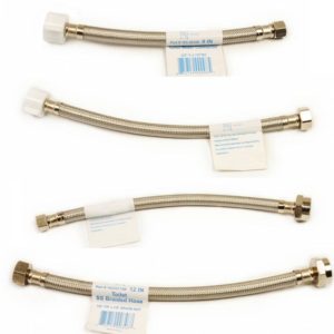 FLEX Braided Stainless Steel Toilet Connectors