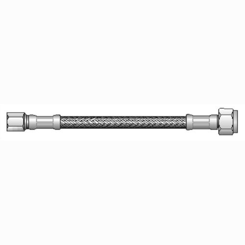 FLEX Braided Stainless Steel Faucet Connectors 3/8inC X 1/2inFIP